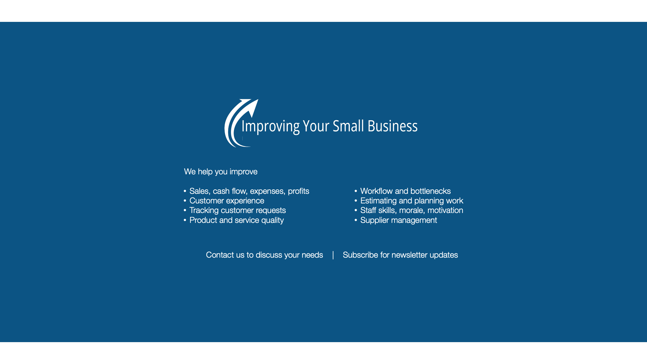 Improving Your Small Business